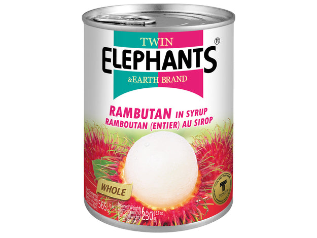 Twin Elephants Rambutan in Syrup