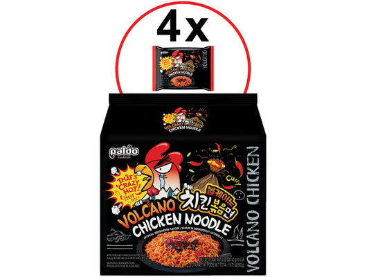 PALDO Ramen Tulinen Kana Tulivuori 4x140g