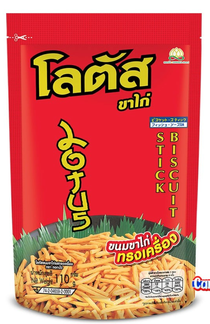 Lotus Biscuit Stick Sweet & Spicy ขนมขาไก่