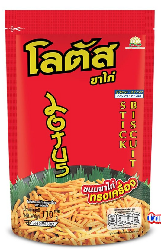 Lotus Biscuit Stick Sweet & Spicy ขนมขาไก่