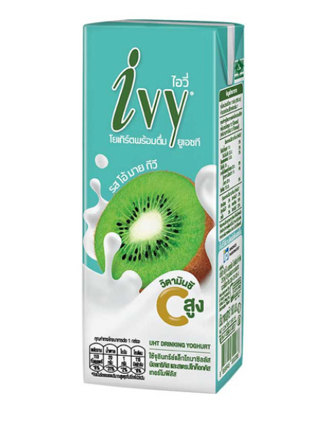 IVY Drinking Yogurt Kiwi นมเปรี้ยวไอวี่ รสกีวี